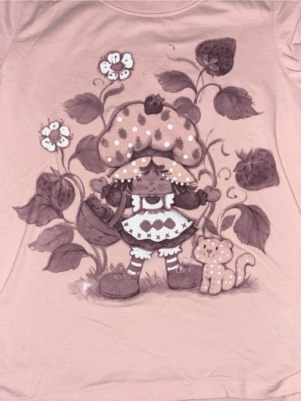 Carters Strawberry Shortcake Pink Graphic top